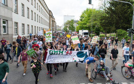 Menschenmenge bei der Demonstration